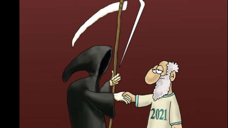 Αρκάς: Η συνάντηση του... Χάρου με το 2021