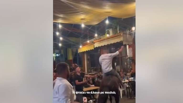 Λέσβος: Οργή από βίντεο σε πανηγύρι που δείχνει άλογο να αναγκάζεται να &quot;χορέψει&quot; πάνω σε σπασμένα γυαλιά
