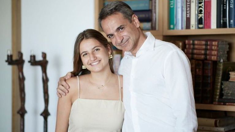 Οι ευχές του Κυριάκου Μητσοτάκη στην κόρη του Δάφνη για τα γενέθλιά της
