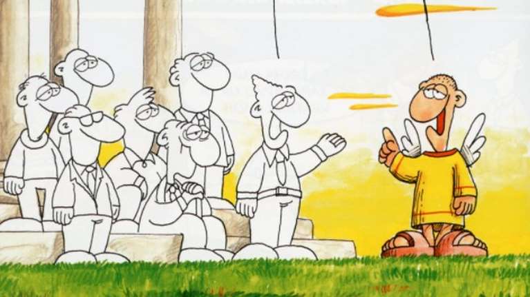 Αρκάς: &quot;Χριστός Ανέστη, Άγγελε&quot; αλλά… μη σας μπαίνουν ιδέες