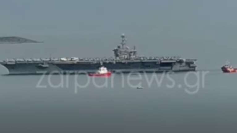 Στη Σούδα τo θηριώδες αεροπλανοφόρο &quot;Harry S. Truman&quot; - Στη Μεσόγειο και το γαλλικό &quot;Σαρλ Ντε Γκωλ&quot; [βίντεο]