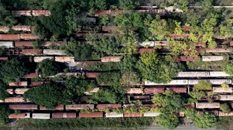 Ενα από τα μεγαλύτερα νεκροταφεία τρένων στον κόσμο βρίσκεται στη Θεσσαλονίκη [βίντεο]