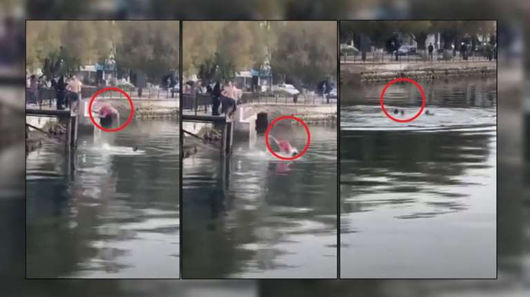 Αμάρυνθος - Βίντεο ντοκουμέντο: Η στιγμή του τραυματισμού του 25χρονου που έπεσε να πιάσει τον σταυρό - Eσπευσμένα στο ΚΑΤ