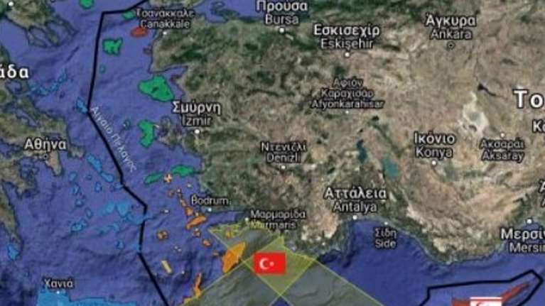 Αυτός είναι ο χάρτης της &quot;Γαλάζιας Πατρίδας&quot; που ανέβασε η Τουρκία στο Google Maps - Ποια ελληνικά νησιά &quot;γκριζάρει&quot;