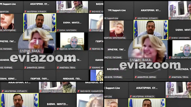 Χαλκίδα: Σε... εύθυμη διάθεση η δήμαρχος - Επινε ουίσκι και χαμογελούσε μόνη στο δημοτικό συμβούλιο [βίντεο]