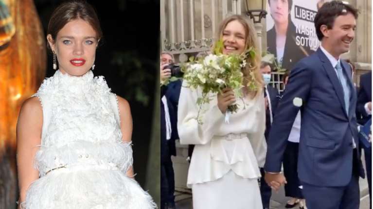 Ναταλία Βοντιάνοβα: Η Ρωσίδα καλλονή παντρεύτηκε με ρομαντικό λευκό φόρεμα στο Παρίσι