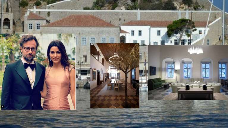 Μαραβέγιας - Σωτηροπούλου: Το απίθανο παλιό αρχοντικό της Ύδρας όπου &quot;έκρυψαν&quot; τον γάμο τους