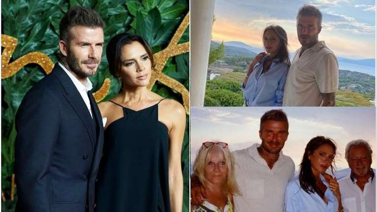 Οι Μπέκαμ στην Ελλάδα: Το καυτό λευκό σορτσάκι της Βικτόρια, ο Ντέιβιντ και το μοναδικό ελληνικό ηλιοβασίλεμα [Εικόνες]