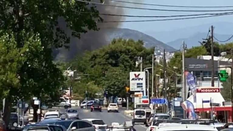 Φωτιά στην Κηφισιά: Τέθηκε υπό μερικό έλεγχο από τις δυνάμεις της Πυροσβεστικής [Εικόνες]