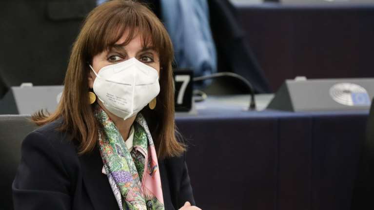 Τηλεφώνημα για συγχαρητήρια στο Νίκο Ανδρουλάκη και από την Πρόεδρο της Δημοκρατίας