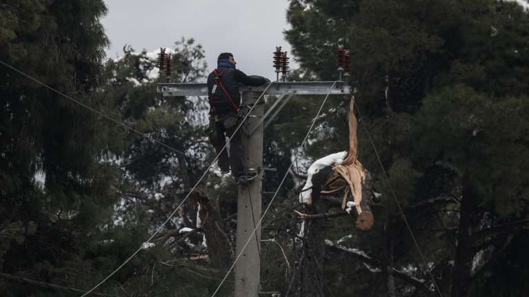 Κακοκαιρία "Μπάλλος": Πού καταγράφονται διακοπές ρεύματος στην Αττική