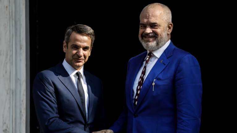 Στην Αθήνα σήμερα ο Εντι Ράμα - Συνάντηση με Μητσοτάκη και Δένδια