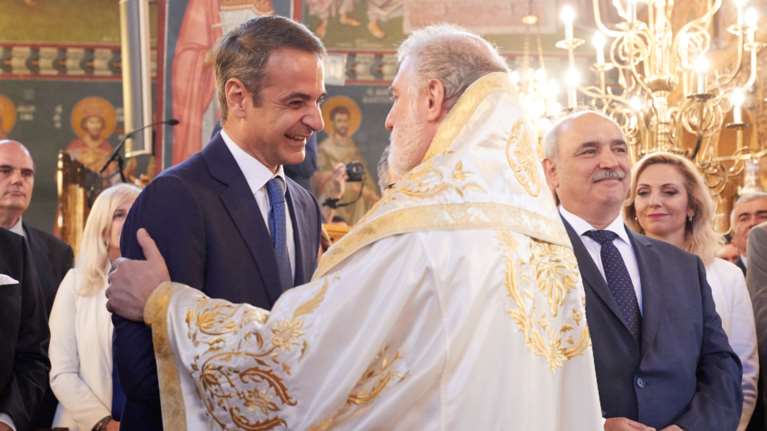 Απών ο Ελπιδοφόρος από τη δεξίωση της ομογένειας για τον Μητσοτάκη