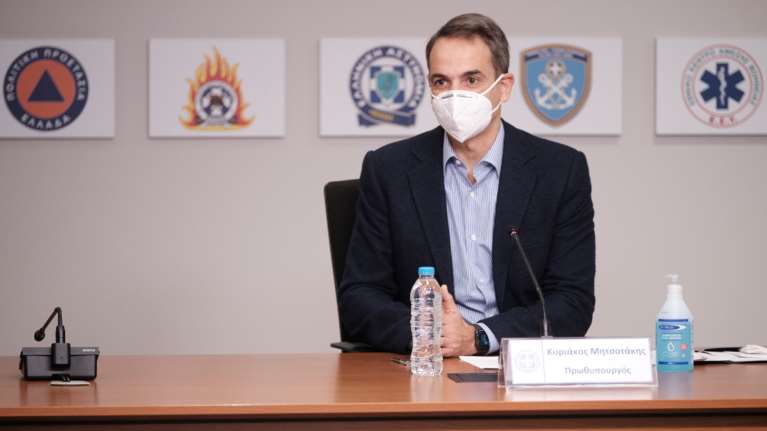 Κακοκαιρία &quot;Μήδεια&quot;: Νέα έκτακτη σύσκεψη στην Πολιτική Προστασία υπό τον Μητσοτάκη για την χιονόπτωση στην Αττική