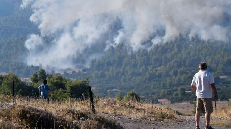 Υπό έλεγχο η φωτιά στο οροπέδιο Λασιθίου - Αμεση παρέμβαση της Πυροσβεστικής