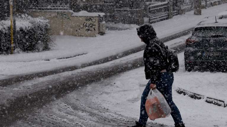 Κακοκαιρία &quot;Ελπίς&quot; - Νέα πρόβλεψη: Επιδείνωση του καιρού με σφοδρές χιονοπτώσεις τις επόμενες ώρες