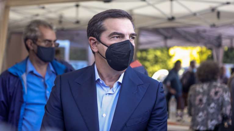 Επίσκεψη Αλέξη Τσίπρα στις πυρόπληκτες περιοχές της Εύβοιας