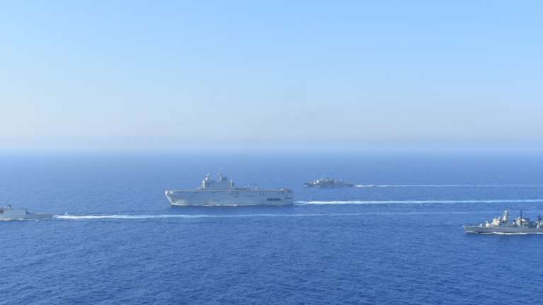 Στην ανατολική Μεσόγειο οι γαλλικές δυνάμεις: Κοινή ναυτική άσκηση Ελλάδας - Γαλλίας [Εικόνες-Βίντεο]