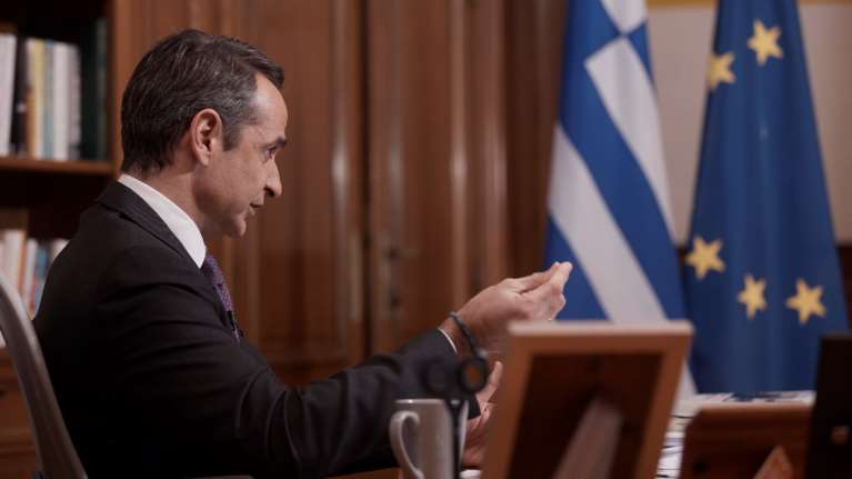 Συμμετοχή Μητσοτάκη σε συζήτηση με τον πρόεδρο του ΣΕΒ