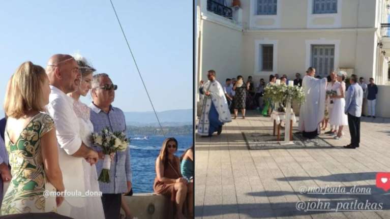 Μορφούλα Ντώνα: Παντρεύτηκε και βάφτισε τον γιο της στις Σπέτσες - Το υπέροχο νυφικό με αέρα 50s [εικόνες]