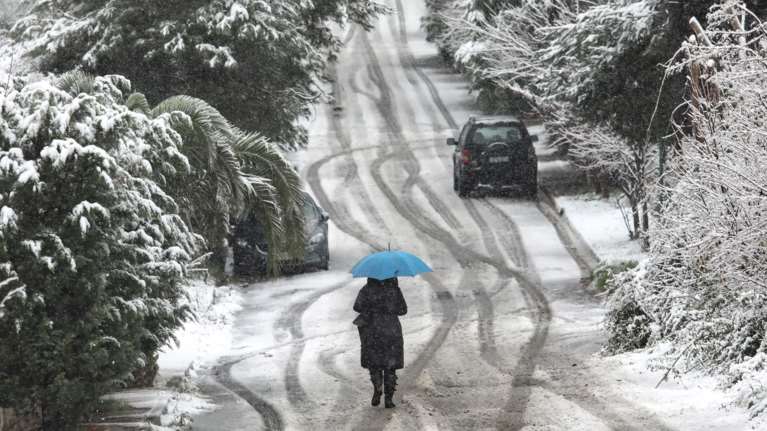 Κακοκαιρία &quot;Λέανδρος&quot;: Ερχεται η τρίτη φάση με χιόνια στην Αθήνα και παγετό σε όλη τη χώρα [χάρτες]