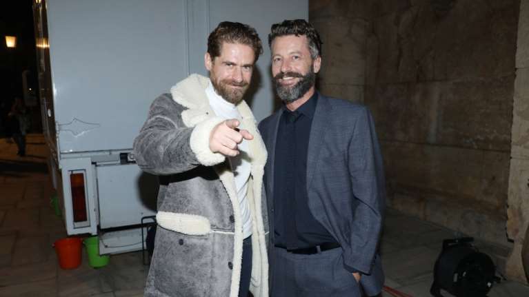 Δημήτρης Λάλος: Σπάνια δημόσια εμφάνιση με την ηθοποιό σύζυγό του στο Ηρώδειο [εικόνες]