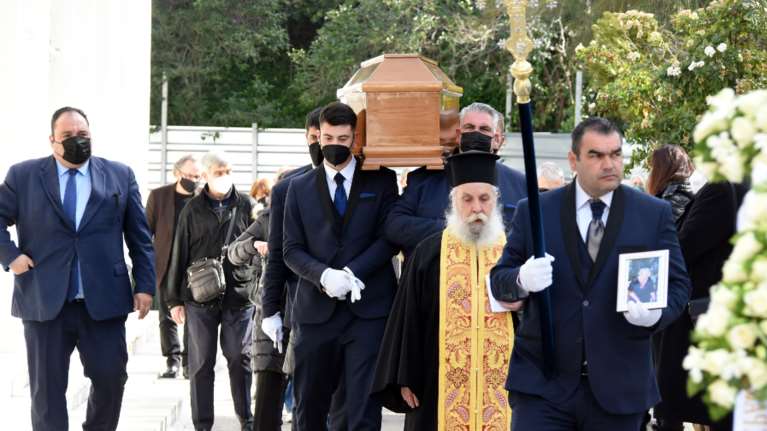 Θλίψη στο τελευταίο &quot;αντίο&quot; στην ηθοποιό Ολγα Τουρνάκη [εικόνες]