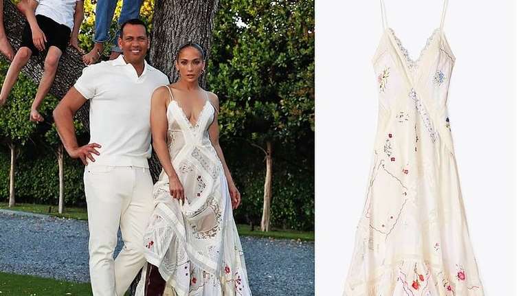 Τζένιφερ Λόπεζ: Η απίθανη εμφάνιση της με λευκό κεντημένο φόρεμα &amp; μπότες