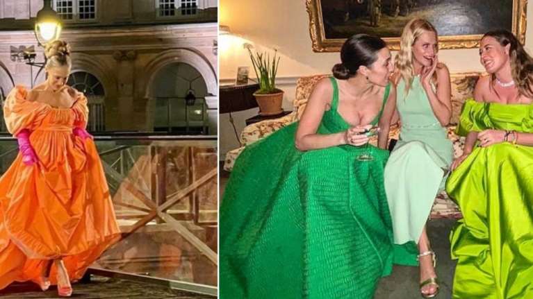 Το fashion icon και η δισεκατομμυριούχος: Η &quot;Κάρι Μπράντσο&quot; και η Νίνα Φλορ με το ίδιο Valentino φόρεμα