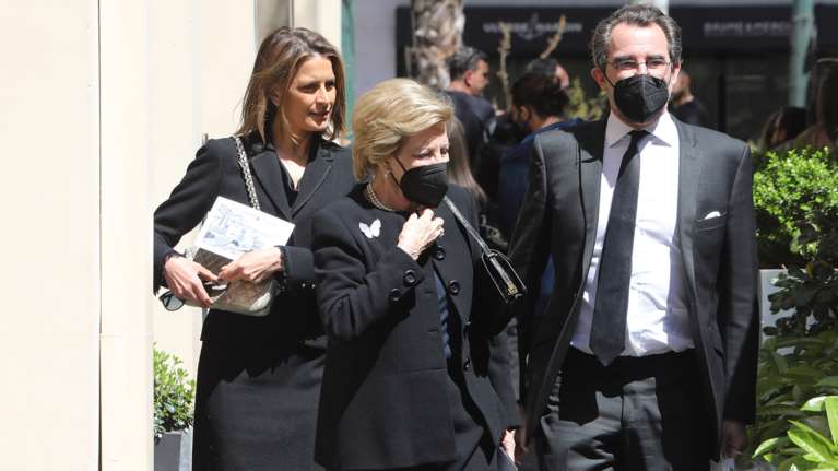 Τατιάνα Μπλάτνικ - Άννα Μαρία - Νικόλαος Γλύξμπουργκ: Η σπάνια εμφάνιση στο κέντρο της Αθήνας