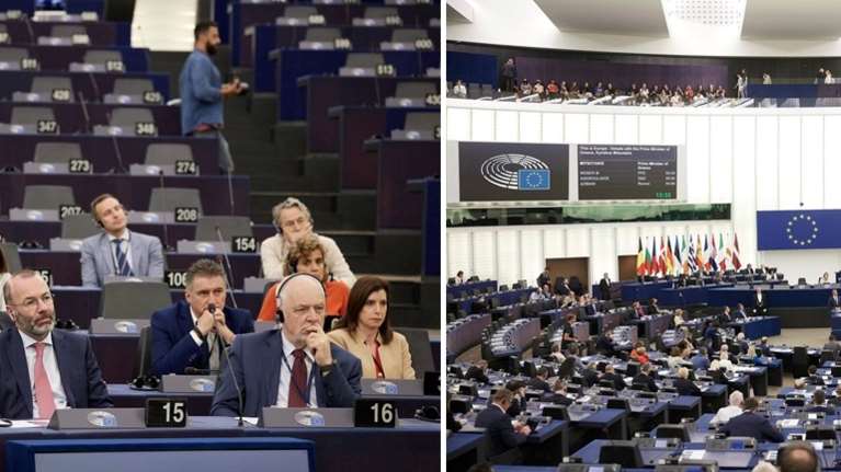 Γεμάτη ή άδεια η αίθουσα του Ευρωκοινοβουλίου που μίλησε ο Κυριάκος Μητσοτάκης;- Η αλήθεια