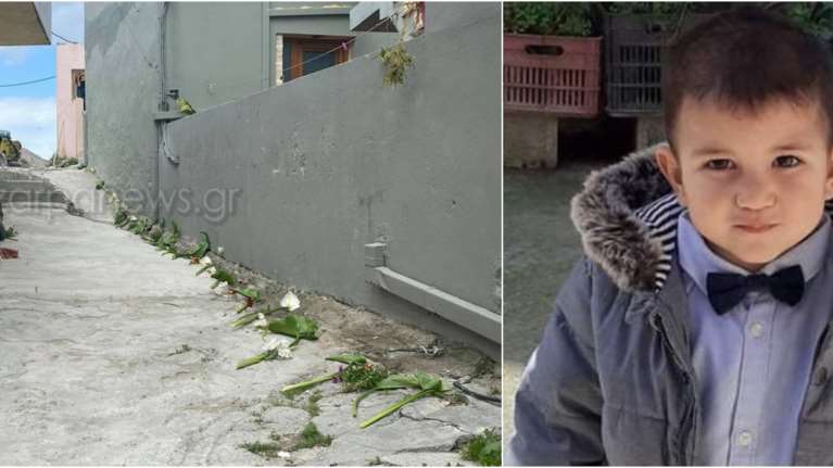 Σπαραγμός στην Κρήτη: Έστρωσαν λουλούδια σε δρόμο του χωριού για να περάσει η σορός του μικρού Ζαχαρία