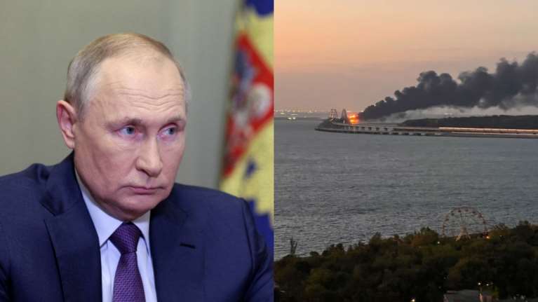 Πούτιν: Τρομοκρατικό χτύπημα των Ουκρανών η έκρηξη στην γέφυρα της Κριμαίας