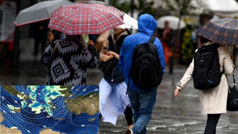 Καιρός: Πλησιάζει η κακοκαιρία &quot;Fobos&quot; - Διαδοχικά βαρομετρικά χαμηλά θα &quot;χτυπήσουν&quot; με βροχές και καταιγίδες