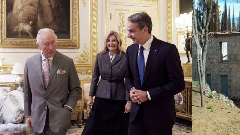 Daily Mail: Τι συζήτησαν ο βασιλιάς Κάρολος Γ΄ με τον Κυριάκο Μητσοτάκη- Το σχέδιο για το Τατόι και τα σχόλια για το φόρεμα της Μαρέβας