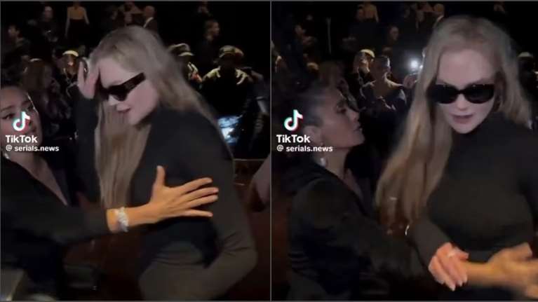 Απίστευτο επεισόδιο στο κόκκινο χαλί: Η Νικόλ Κίντμαν έσπρωξε τη Σάλμα Χάγιεκ - &quot;Μη μ&#39;αγγίζεις!&quot;