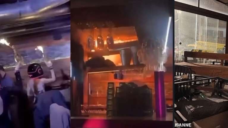 Πρωτοχρονιάτικη τραγωδία στην Ελβετία με 47 νεκρούς: Η στιγμή που το ταβάνι πιάνει φωτιά από "βεγγαλικό" σε μπουκάλι σαμπάνιας