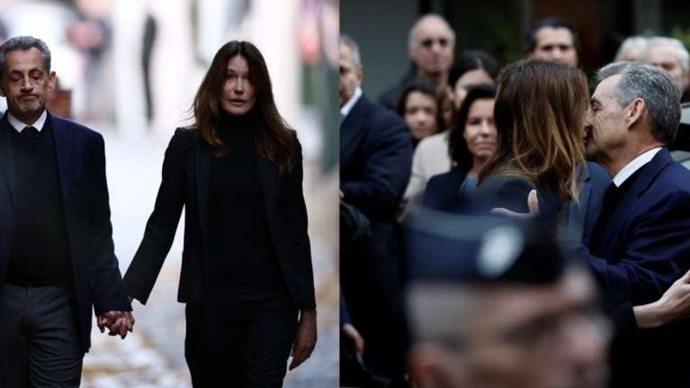 Ο Σαρκοζί μπήκε στη φυλακή: Δήλωσε αθώος, χέρι χέρι με την Κάρλα Μπρούνι - &quot;Νικολά, σ&#39;αγαπάμε!&quot; του φώναζε ο κόσμος