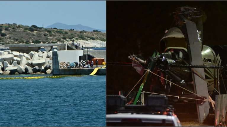 Πτώση ελικοπτέρου στη Βουλιαγμένη: Τι εξετάζουν οι αρχές - Υπερφόρτωση ή άλλο ανθρώπινο λάθος - Έγινε η ανέλκυσή του