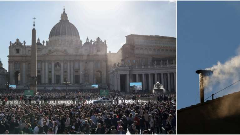 Habemus Papam: Λευκός καπνός στην Καπέλα Σιστίνα - Εξελέγη νέος πάπας με την τέταρτη ψηφοφορία [Live]