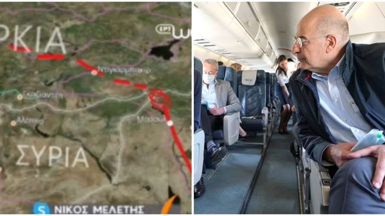 Αδιανόητη πρόκληση από Τουρκία: Κράτησαν 20 λεπτά στον αέρα το κυβερνητικό αεροσκάφος με τον Νίκο Δένδια