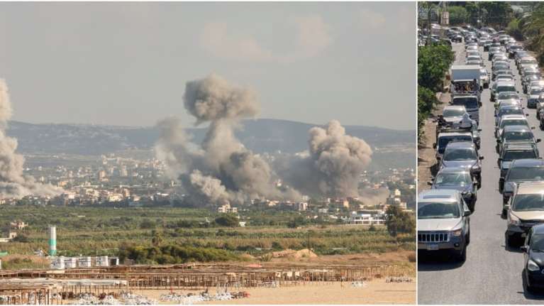 Εικόνες χάους στον Λίβανο: Εκατοντάδες νεκροί από τις ισραηλινές επιδρομές - Χιλιάδες οικογένειες εγκαταλείπουν τα σπίτια τους