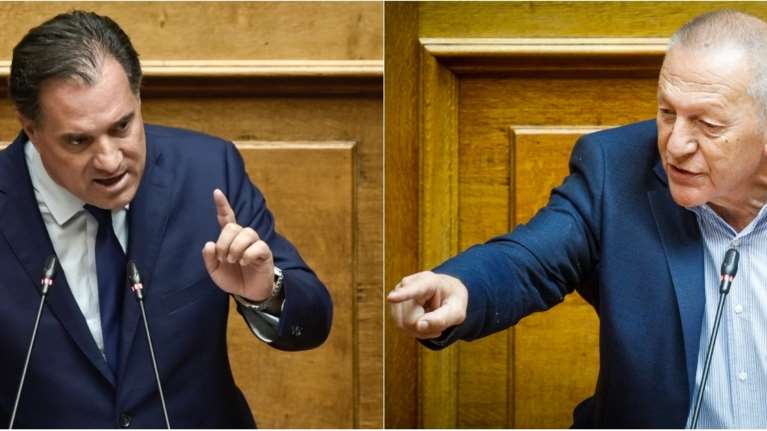 Γεωργιάδης στο ΚΚΕ: &quot;Οποιος κλείνει είσοδο σε επιχείρηση θα συλλαμβάνεται&quot;- Παφίλης: &quot;Μην μας απειλείτε, δεν κωλώνουμε&quot;