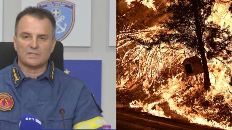 Πυρκαγιά στον Βαρνάβα: Σταμάτησαν να πετούν τα εναέρια μέσα - Στήνονται γραμμές άμυνας - Η πρόγνωση Μαρουσάκη για τους ανέμους