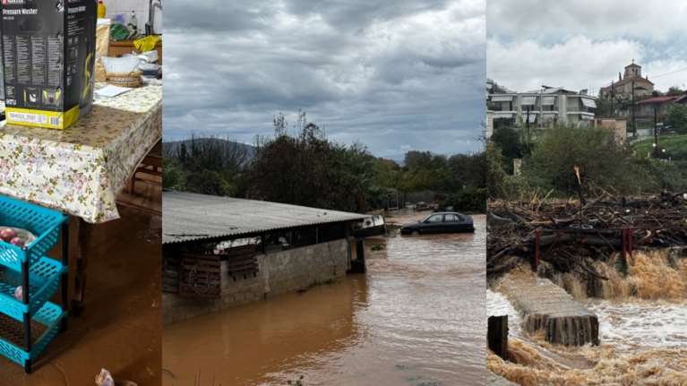 Καταστροφές από την κακοκαιρία σε Ήπειρο, Τρίκαλα, Κέρκυρα: Αποκλεισμένα χωριά και περιοχές σε κατάσταση έκτακτης ανάγκης