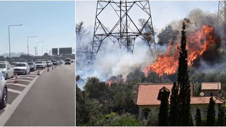 Έκλεισε και η παλαιά και η νέα Εθνική Οδός Αθηνών Κορίνθου- Χάος με ουρές χιλιομέτρων στην Παραλιακή