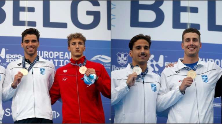 Δεν ξανάγινε: Απίστευτο ρεκόρ από τους Έλληνες κολυμβητές στο Πανευρωπαϊκό του Βελιγραδίου - Χρυσό και αργυρό σε ύπτιο και ελεύθερο