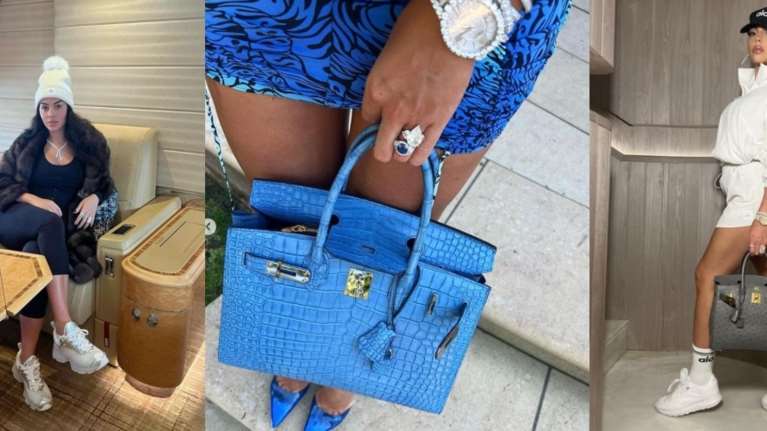 Η Χεορχίνα, o &quot;Δίας&quot; και η μανία με τις κροκό Birkin bags της Hermès των 75.000 ευρώ - Σε πόσα χρώματα την έχει