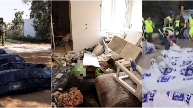 Εικόνες φρίκης σε κιμπούτς στο Ισραήλ: Στοιβαγμένα πτώματα σε σακούλες - Περιφέρουν τους ομήρους στους δρόμους