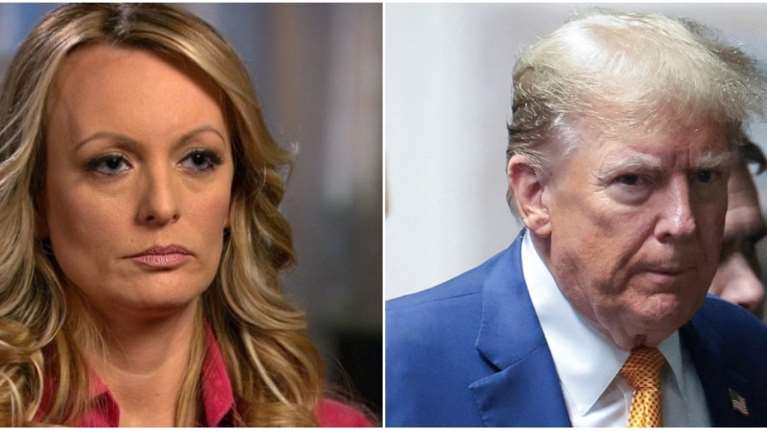 Η Ντάνιελς καταθέτει στη δίκη Τραμπ: "Με υποδέχτηκε με σατέν πιτζάμες, είπε ότι δεν κοιμάται καν στο ίδιο δωμάτιο με τη Μελάνια"